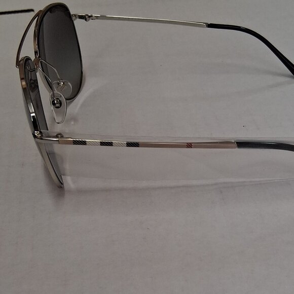 Burberry BE3072 100511 Women's Sunglasses Silver/ Grey 57mm New Designer Eyewear - Picture 3 of 4
